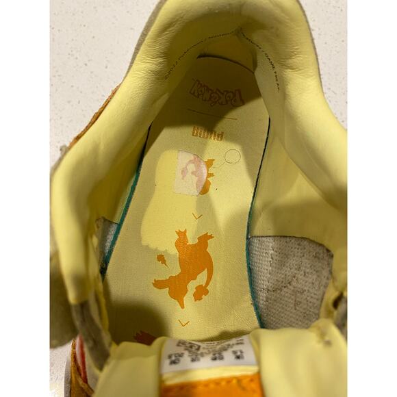 PUMA x POKEMON Collaboration 2022 Sneakers Charmander Slipstream Kids Size 2.5C - Picture 7 of 8